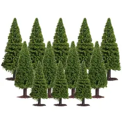 1/100 1/150 1/200 Green Scenery Plant Model Cedar Trees Diorama Miniatures Cedar Trees Model for Scenery Plant
