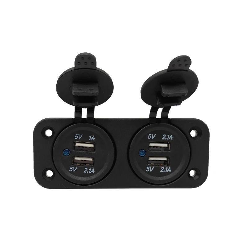 Зарядных порта USB для автомобиля Зарядное устройство мото Авто Грузовик ATV Лодка