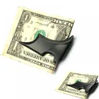 Popular Mens Stainless Steel Batwing Bat Slim ID Cash Money Clip Holder Magnetic ID Holder Fashion Wallet for Men Women Wallet ﻿ 1