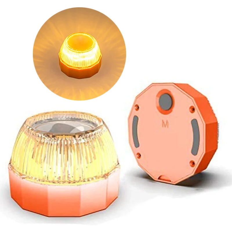 

Car Beacon Emergency Light LED Roadside Safety Flashing Lamp Warning Lantern With Magnetic Base for Breakdown