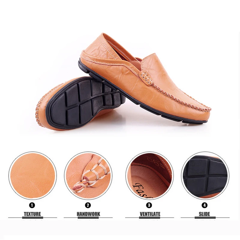 FONIRRA/Классическая удобная мужская повседневная обувь для вождения из натуральной кожи; лоферы; мокасины; дышащая мужская обувь без застежки; мужская обувь на плоской подошве; 355