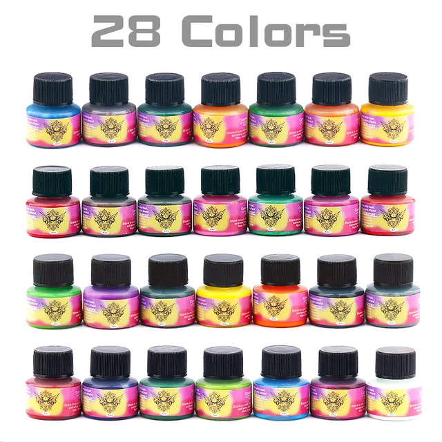 5ml Color mixing Tattoo Ink Tattoo Ink Set Semi Permanent Natural Plant Pigment For Body Art Painting Pigment Tattoo Ink Supply painting board watercolor pigment mixing trays blender palettes pallet multifunction convenient