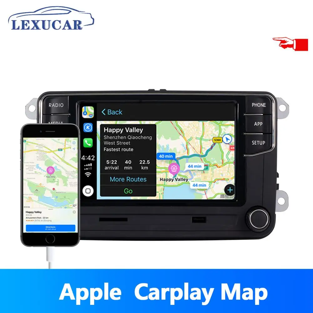 RCD360 Car Radio Carplay 6RD 035 187B MIB Auto Radio Mirrorlink For VW Golf 5 6 Jetta MK5 MK6 Polo passat B6 B7 CC Tiguan Touran