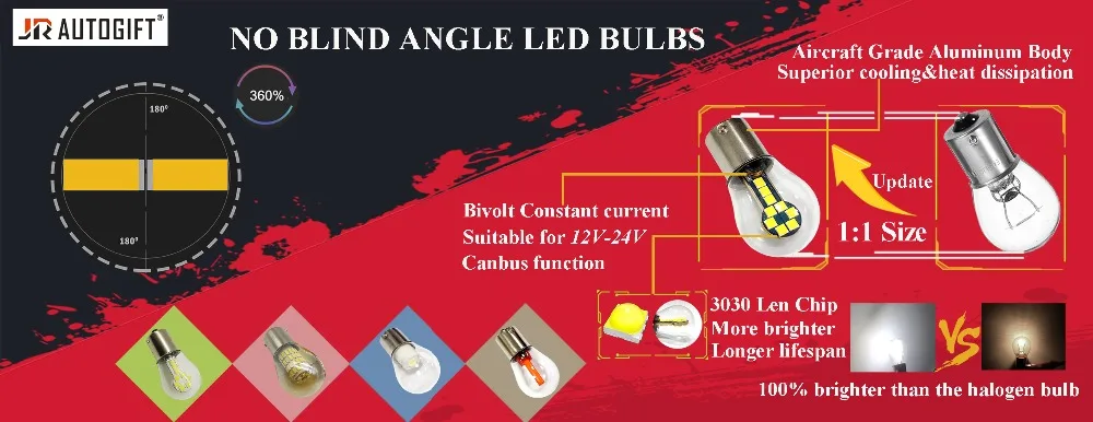 NEW S25 3030 18SMD 12-24V--JR AUTOGIFT