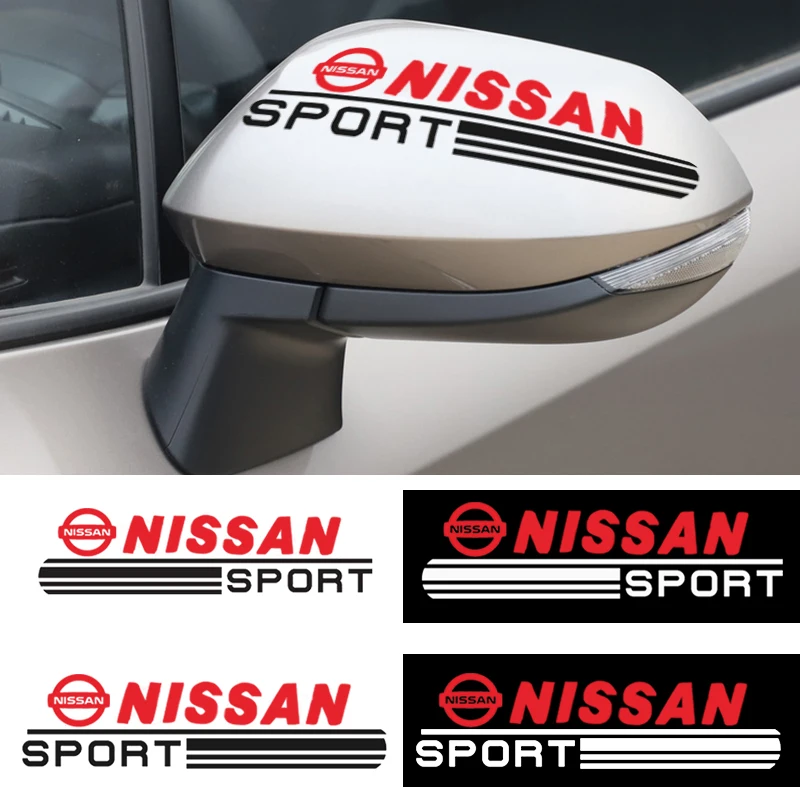 

2 Pcs/set Car Badge Body Sticker Rearview Mirror Sticker for Nissan x-trail X Trail T32 2014 2015 2016 2017 2018 Car Accessories