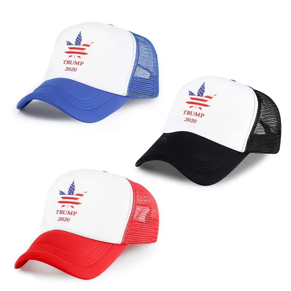 

America Flag Baseball Caps Trump 2020 Print Snapback Hats Make America Great Again Trump Hat Simple Casquette Sports Cap
