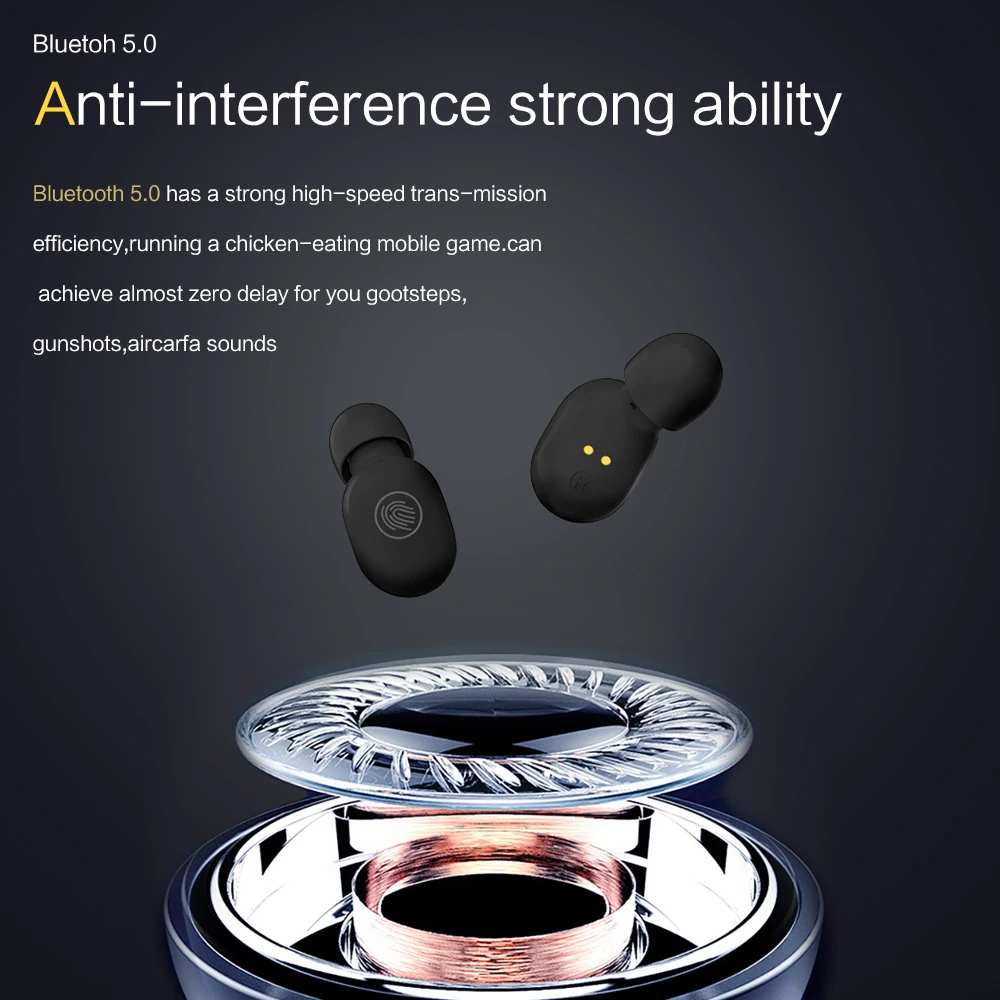 2020 VTJ V1-5.0 Bluetooth 5.0 Earphones TWS