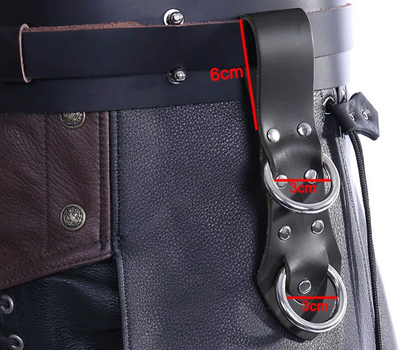 Medieval Jedi Knight Leather Belt Holster Lightsaber Blade Holder
