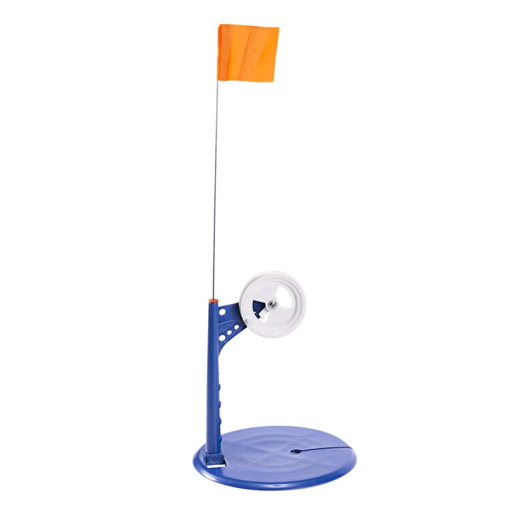 

Winter Ice Fishing Rod Tip Up Stops Freeze Tip-Ups Orange Flag Hand-free Round Hole Cover Outdoor Winter Fishing Accessories