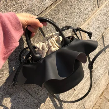 

Lace Bucket Bags for Women Shoulder Bags Sense of Quality Women's Messenger Bag Leather Luxury Designer Brand Handbag Sac A Main