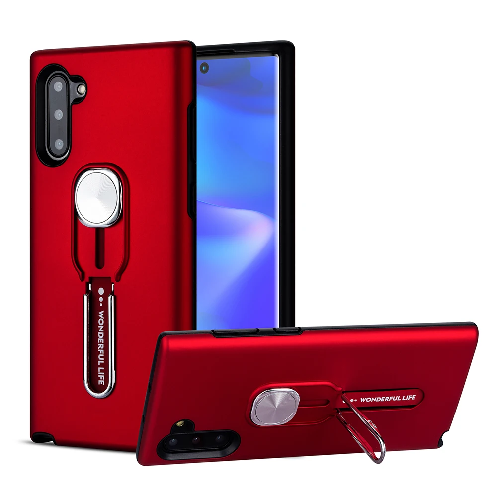 Противоударный чехол с кольцом для Samsung Galaxy Note 10 S20 S10 S9 S8 Plus 9 8 E Lite A30 A30S A50 A81 A91 A70 A71