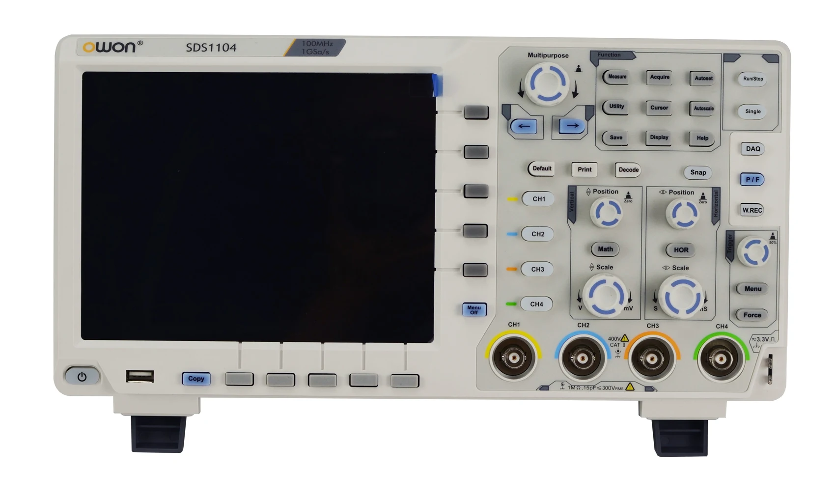 OWON SDS1104 Digital Storage Oscilloscope 4 Channels 100MHz 1GSa/s Low
