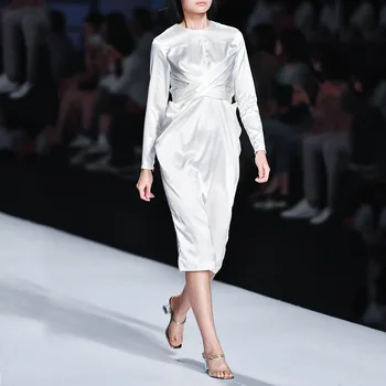 

Women Dress Top Quality Sexy Long Sleeve Elegnat Fashion Evening Party Dresses