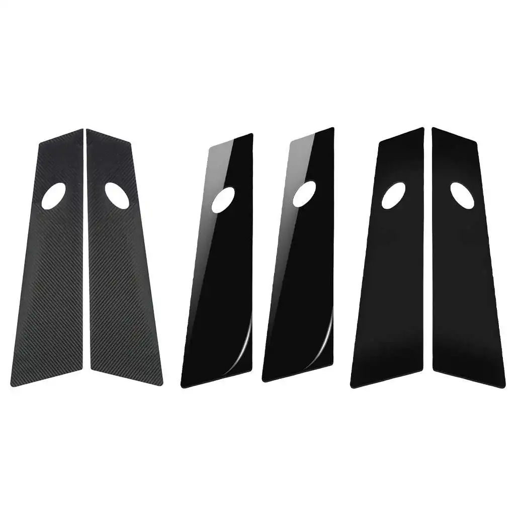 

2Pcs Car Window B Pillar Cover Trim Sticker Decoration Exterior Fit for Tesla Model 3