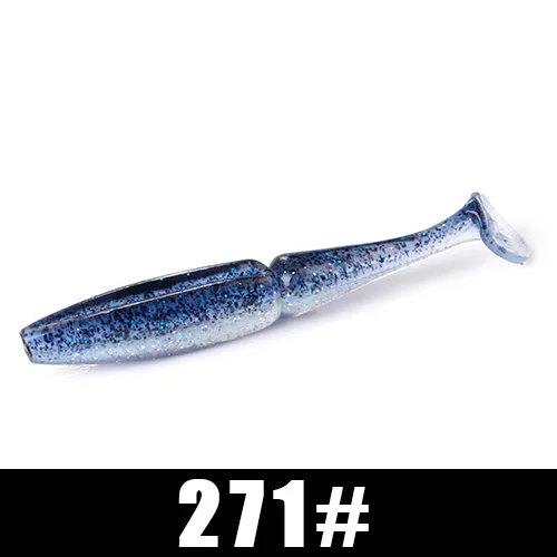 FISH KING 6 шт./упак., мягкие приманки, приманка для рыбалки 105 мм, 11 г, приманка для плавания, форель, Мягкая наживка для рыбалки воблер, искусственная приманка для щуки - Цвет: 271
