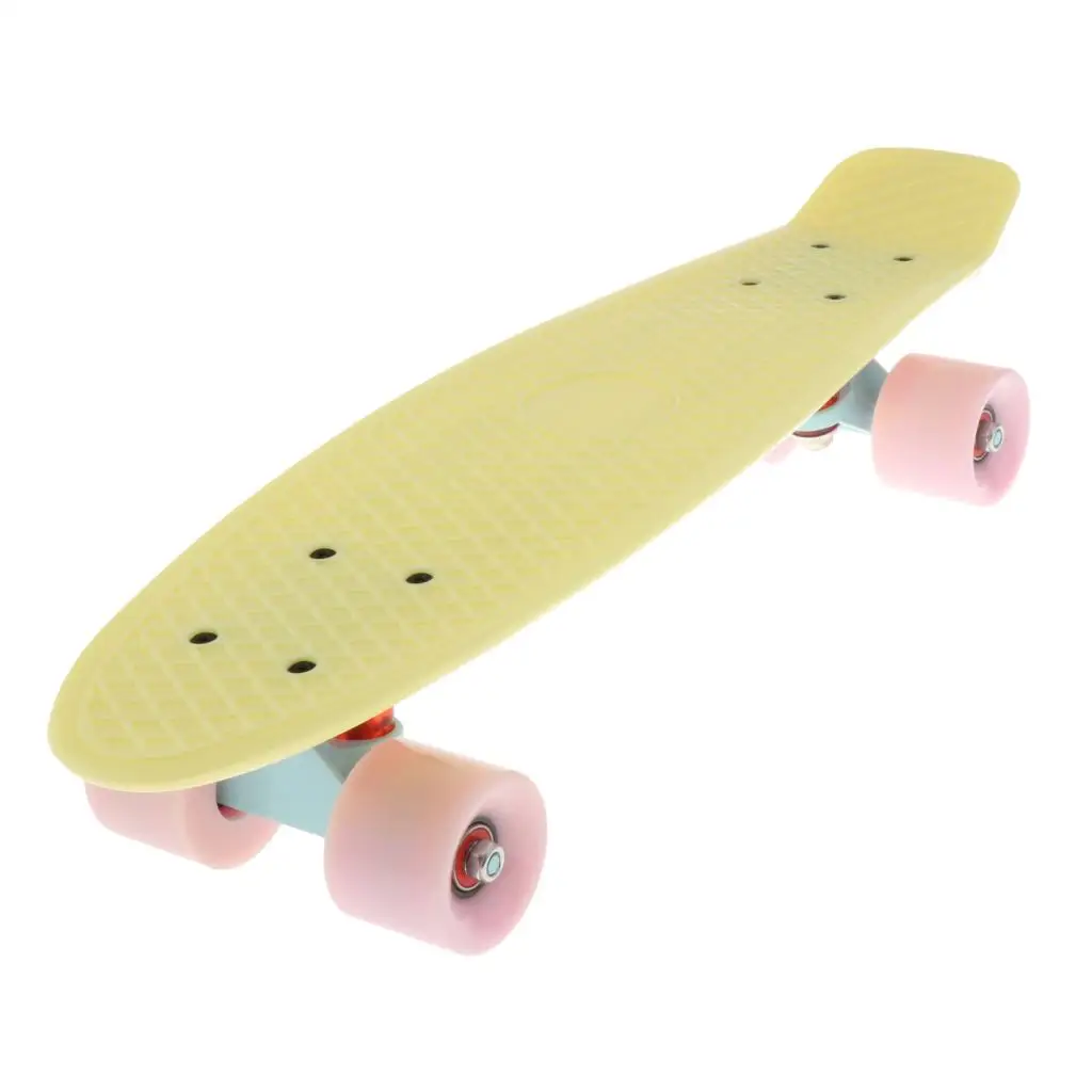 22inch Kids Complete Skateboard Cruiser Boys Girls Mini Skate Board Retro Longboard 200 lb Max Load Weight with Smooth Wheels 22inch Kids Complete Skateboard Cruiser Boys Girls Mini Skate Board Retro Longboard 200 lb Max Load Weight with Smooth Wheels