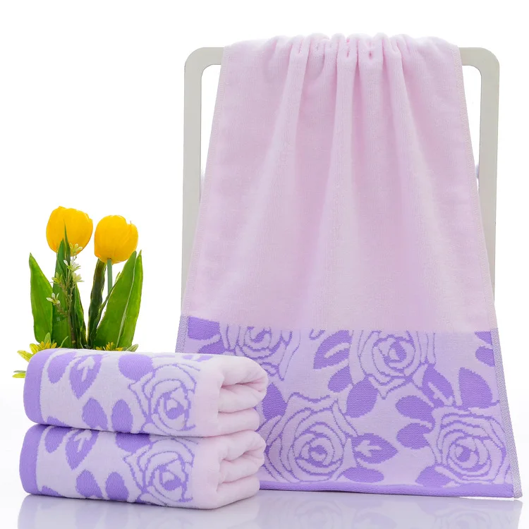 New peony cut cotton cotton towel bath towel bathroom towel face towels cotton