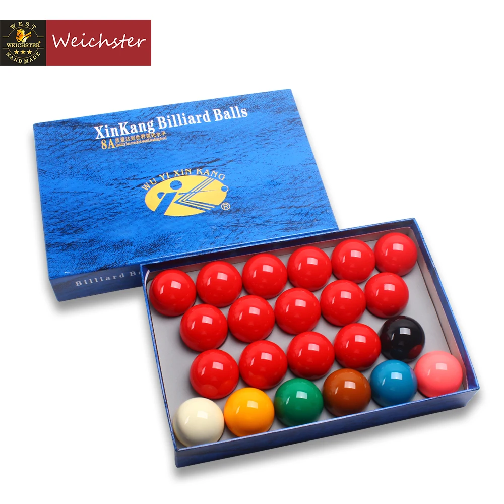 Billiard Tournament Quality Full Size Snooker Ball Set 22 Balls 2-1/16" 52.5mm
