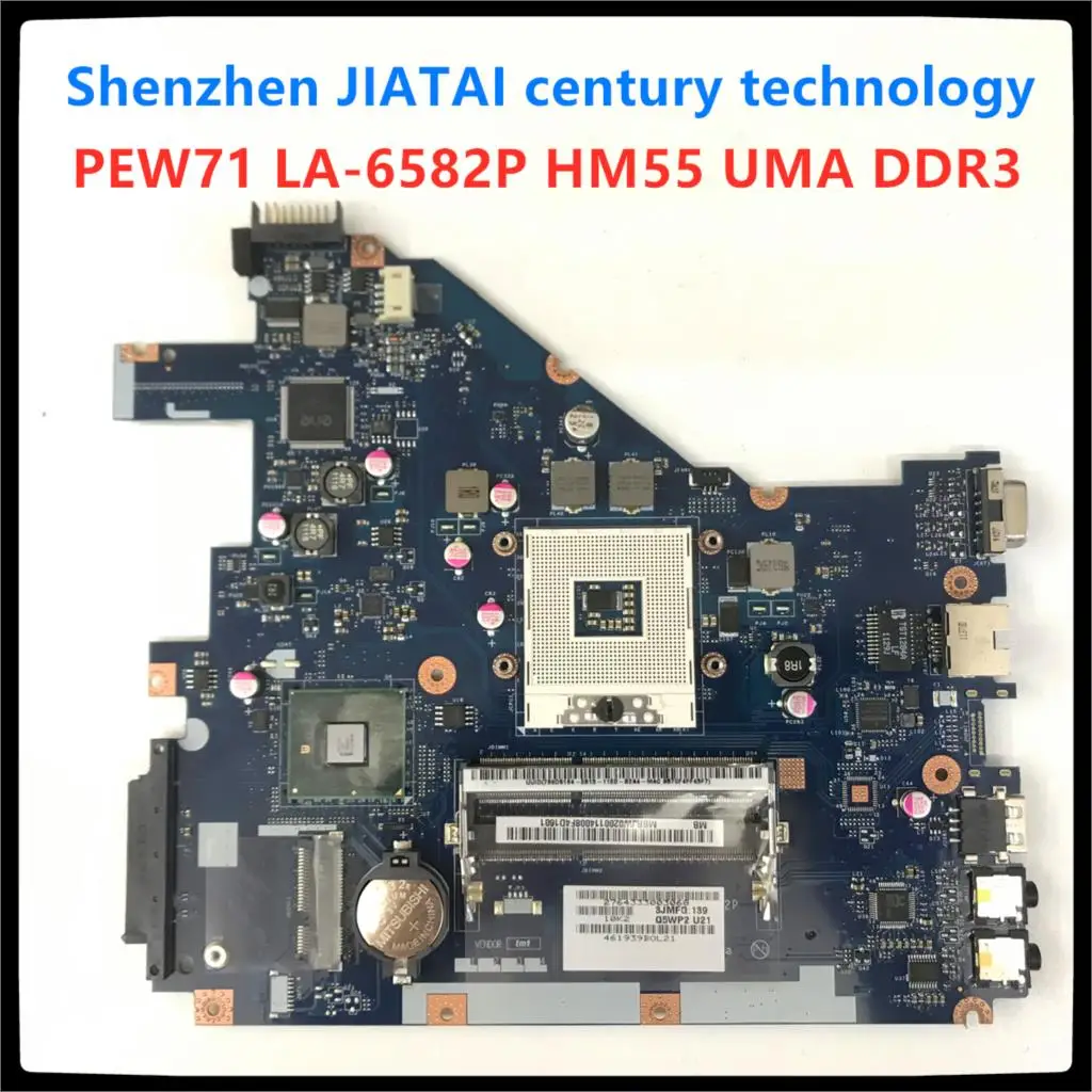 MBRJY02002 MBRJY02001 для ноутбука Acer aspire 5742G 5733 5742Z 5733Z 5742 Материнская плата PEW71 LA-6582P HM55 100%