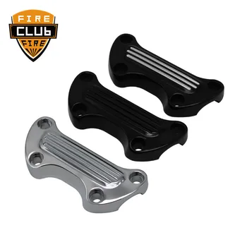 

For Harley 883 1200 48 2004-2018 Aluminum Motorcycle Handlebar Top Clamp Bar Riser Mount Cover Motorbike Accessories