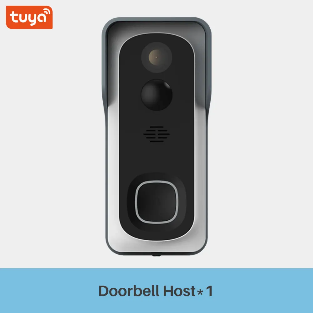 Option 2 WiFi умный видео дверной звонок Tuya 1080P домашний монитор безопасности ночное видение видеодомофон двухстороннее аудио приложение SmartLife управление - Цвет: Option 2
