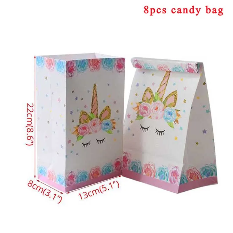 Whimsical Unicorn Birthday and Baby Shower Party Favor Boxes