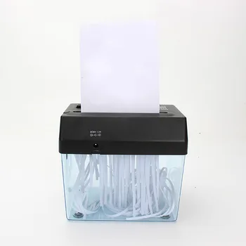 

A6 Folded A4 Dual-purpose Mini Portable Paper USB Shredder With Letter Opener Cutting Machine Desktop Strip School Wastebasket