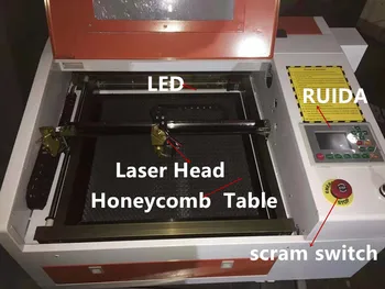 

ZD440 50W CO2 Laser Engraving Machine Ruida Control System Wood Cutting Engraver Machine acrylic paper cutting with best price