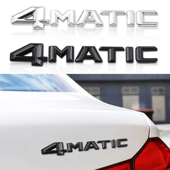 

Nstar 1pc 4 Matic ABS Styling Car Badge Auto Part Accessories Boot Trunk Tail Emblem For CLA260 S400L GL400 S350L 149