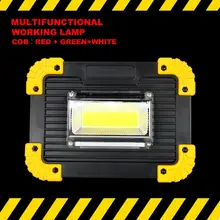 Светодиодный предупреждающий светильник, светильник для палатки, портативный Рабочий светильник COB Точечный светильник, USB зарядный поисковый светильник для наружного кемпинга