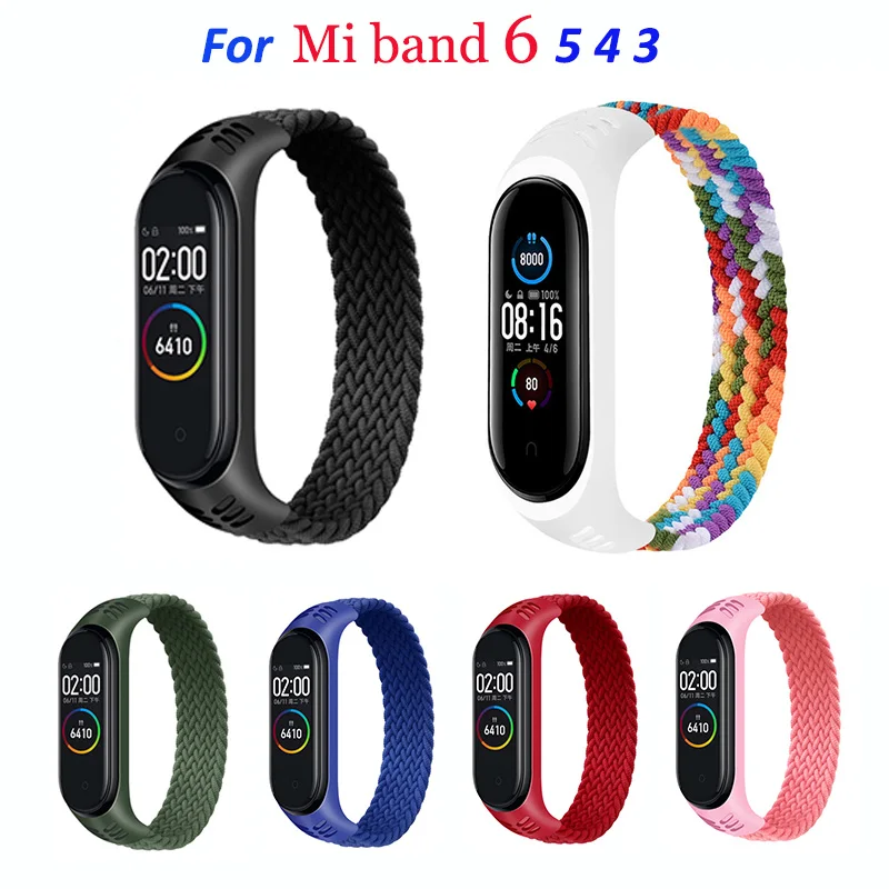 Bracelet Xiaomi Mi Band 5 Strap Nylon Strap Xiaomi Mi Band 5 Strap