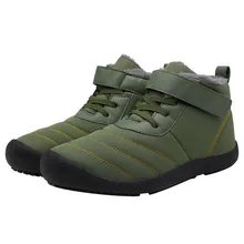 SAGACE повседневные Бархатные Теплые хлопковые ботинки для пары водонепроницаемые удобные зимние ботинки модные ботинки для путешествий на застежке-липучке; большие размеры 4 ноября