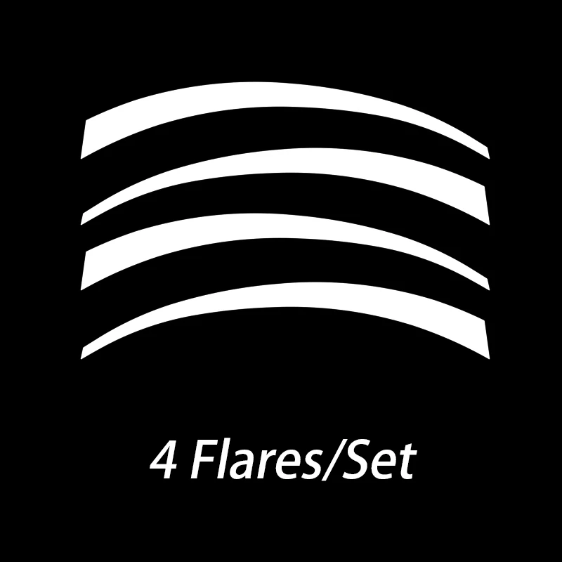 Stripes Car Tire Letterings White Tire Stickers 3D Logo Car Decals Permanent Rubber Wheels Sticker Custom DIY Tire Lettering