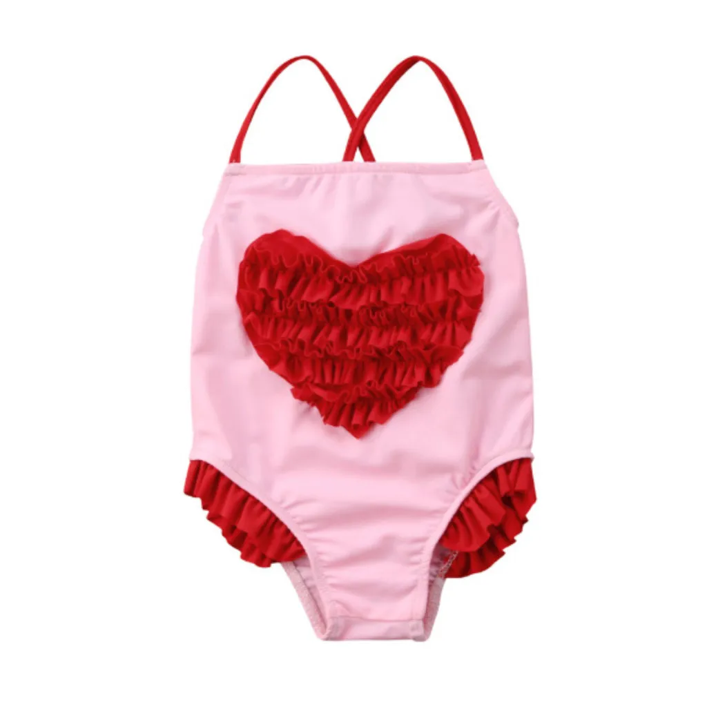 Детский купальник-бикини с цветочным принтом для маленьких девочек, купальный костюм, купальный костюм, детская пляжная одежда, одежда для купания для девочек