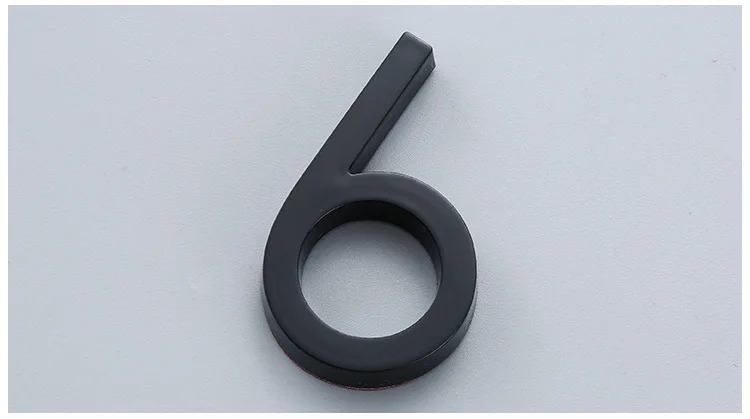 Description Picture 6 of itemPlated Home Decor Address Scutcheon Digits Hotel Door Sticker Plate Sign House Number Plaque