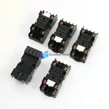 

5 PCS PYF08.5A Replaceable 8ends DIN Rail Relay Socket Base Holder 35mm.