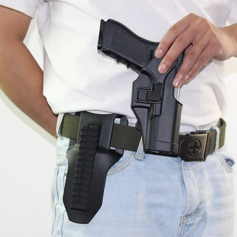 Высокий Низкий Регулируемый QLS кобура адаптер для Glock 17 19 Кобура Универсальный