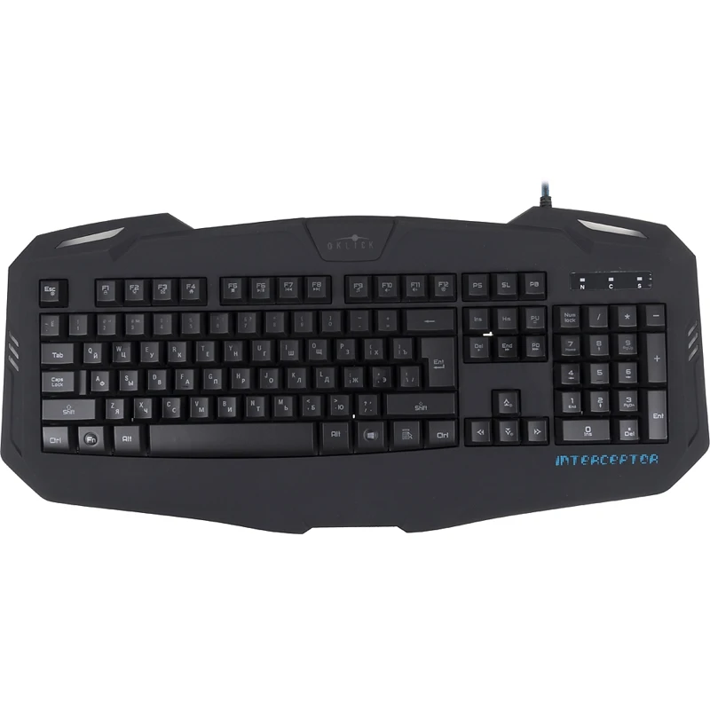 Клавиатура OKLICK 730G INTERCEPTOR, черный