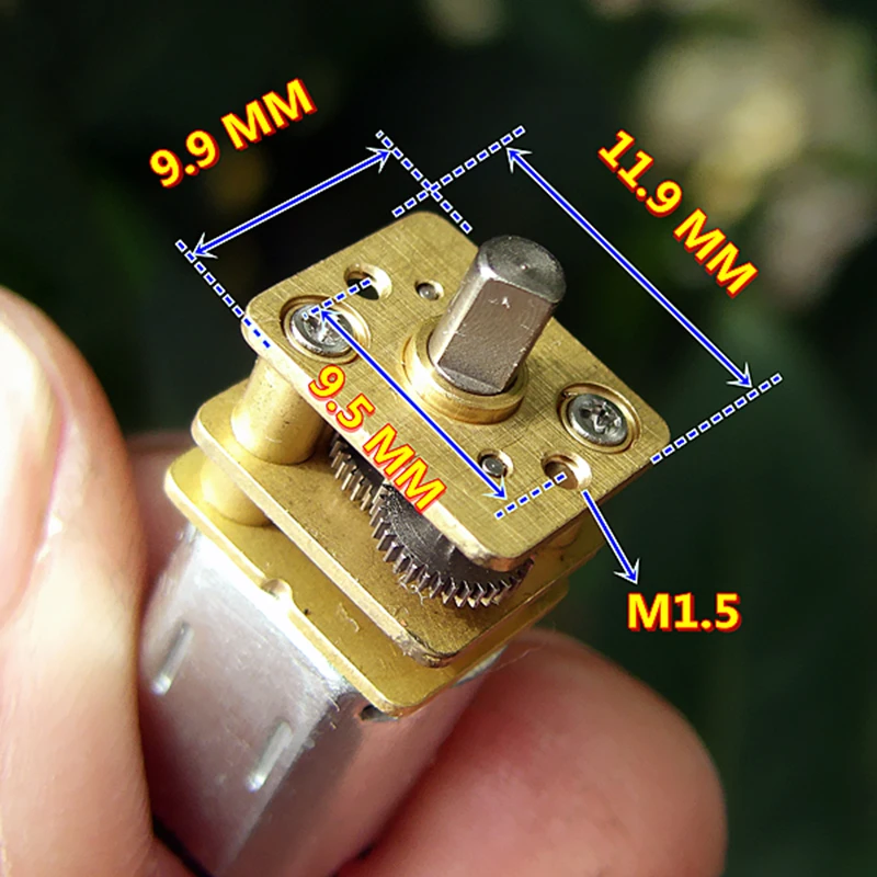 DC3V~ 6V 100 об/мин медленно Скорость мини N20 редукторный двигатель микро металлический Шестерни коробка уменьшения Шестерни мотор DIY Робот салона автомобиля
