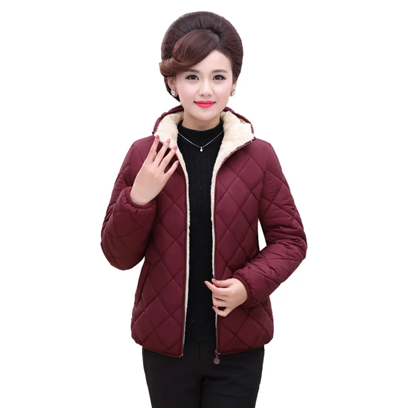 Зимнее пальто женская флисовая парка новинка 2019 короткая теплая куртка на молнии