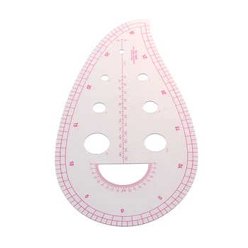 

Plastic Transparent French Curve Ruler SplIne Sewing Patchwork drawing painting rule Cloth Cutting Rulers