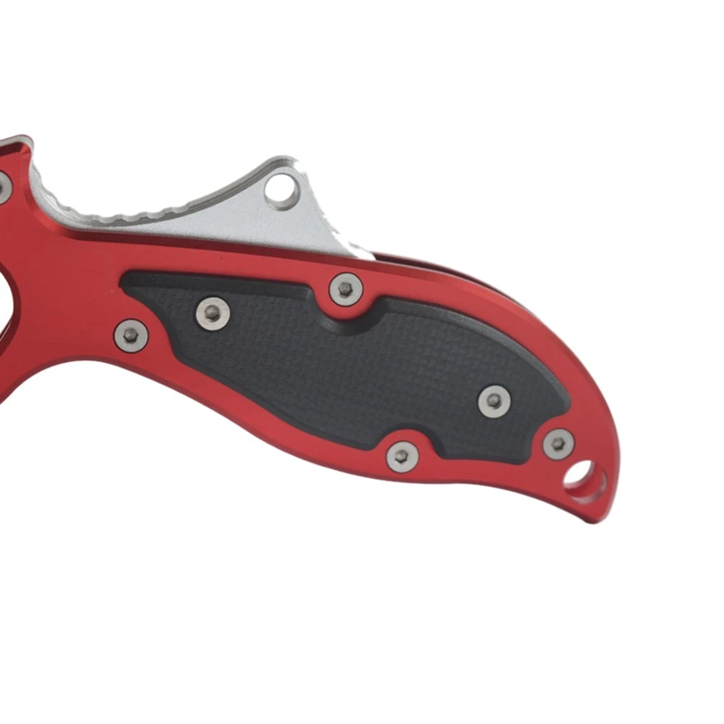 Fish Clip Portable Lip Grip Fishing Gripper Fishing Grip Tackle Tool Accessory Red
