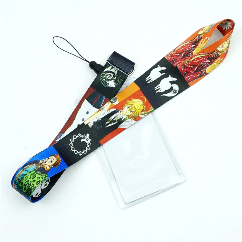 Аниме The Seven Deadly Sins Lanyard шейный ремень мобильный телефон очаровательные лямки