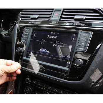 

8 Inch Car GPS Navigation Tempered Glass Film for Volkswagen VW Tiguan L HD Clear Steel Glass Touch Screen Protector