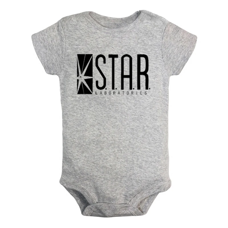 STAR Laboratories флэш-сериал S.T.A.R. Labs КИТ Скотт; Одежда для новорожденных; комбинезон с принтом; боди для младенцев - Цвет: JcBaby381GD