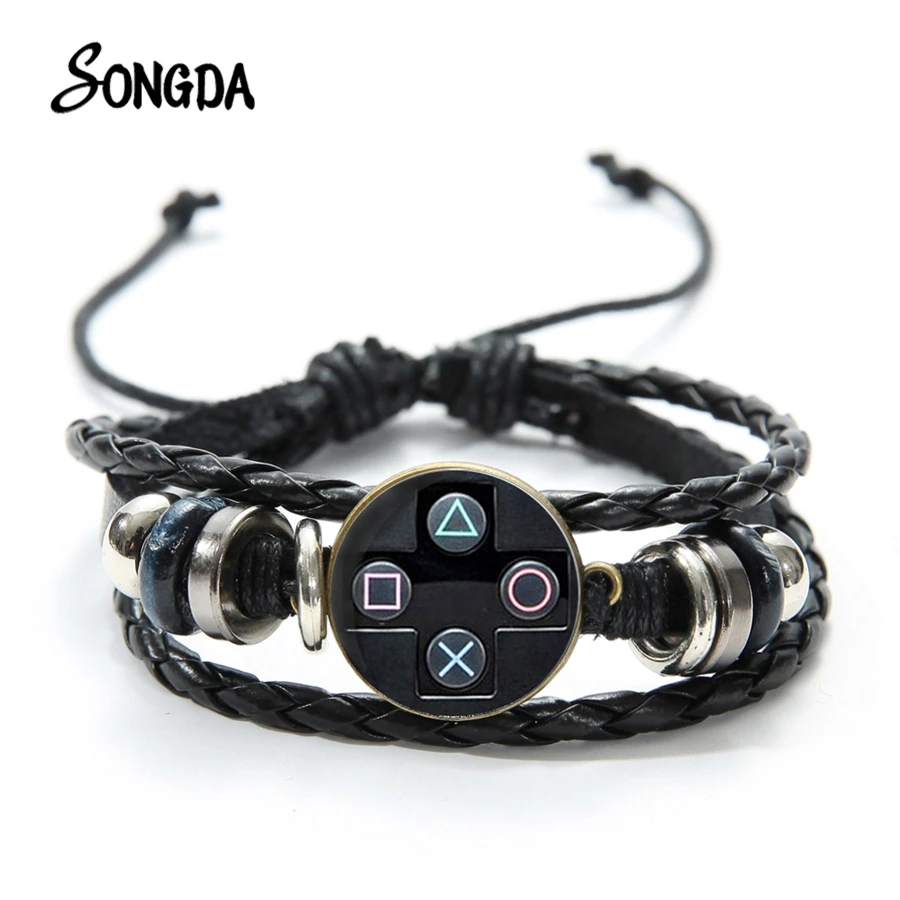 Cool Video Game Controller Bracelet Men Gaming Gamer Vintage Controller