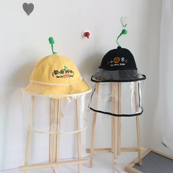 

Baby hat prevention spray child grass fisherman bucket hat boys and girls giraffe basin cap summer kids sun hat