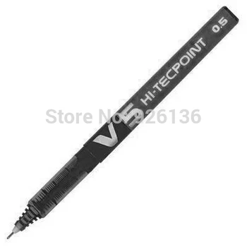 

Free shipping Pilot 12 pcs V5 HI-TECPOINT 0.5mm Needlepoint Liquid Ink Roller Ball Pen Box of 12