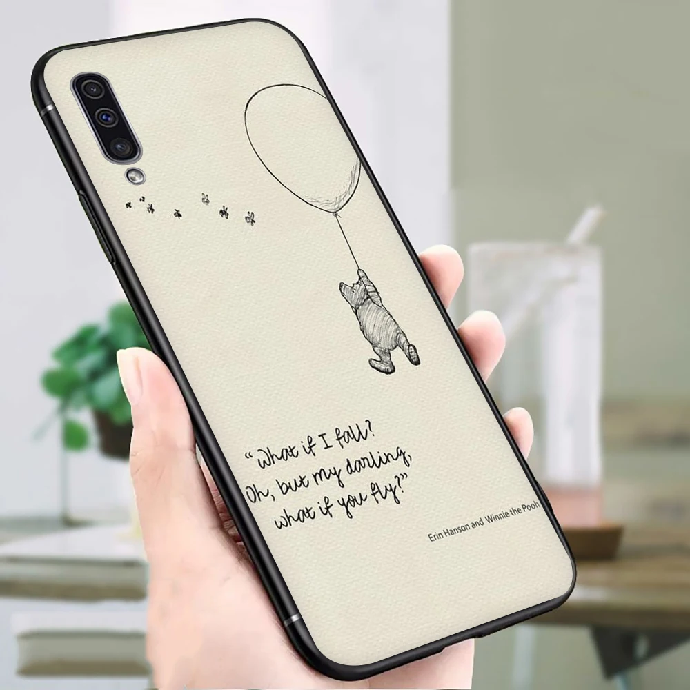 Винни-Пух в цитаты Мягкий силиконовый чехол для телефона для samsung A2 Core A10s A20E A20s A30s A40s A50s A60 A70s