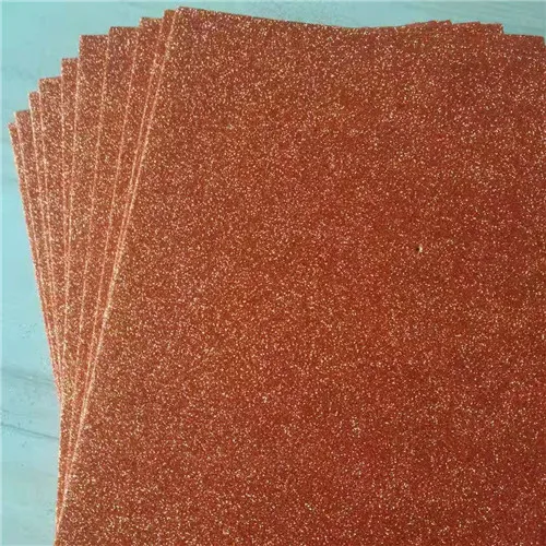 20*30 Cm Glitter Foam Paper Paper-Cut Scrapbook Sticker Kids DIY Craft Handmade Material Wedding Party Decoration Spong Paper dp orange